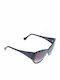 Balenciaga Damen Sonnenbrille mit Braun Kunststoff Gestell