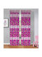 Disney Παιδική Κουρτίνα Hello Kitty HK6256 με Τιράντες Φούξια 140x290εκ.
