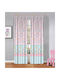 Disney Kids Tab Top Curtain Hello Kitty HK8149-1 Pink 140x290cm