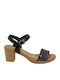 Leather Sandals Black