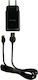 Awei Ladegerät mit USB-A Anschluss und Kabel Micro-USB Schwarzs (C-13L)