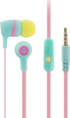 Forever JSE-200 In-ear Handsfree with 3.5mm Connector Pink