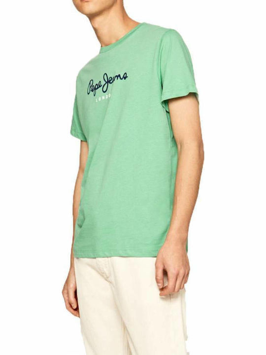 Pepe Jeans Eggo Men's Short Sleeve T-shirt Green