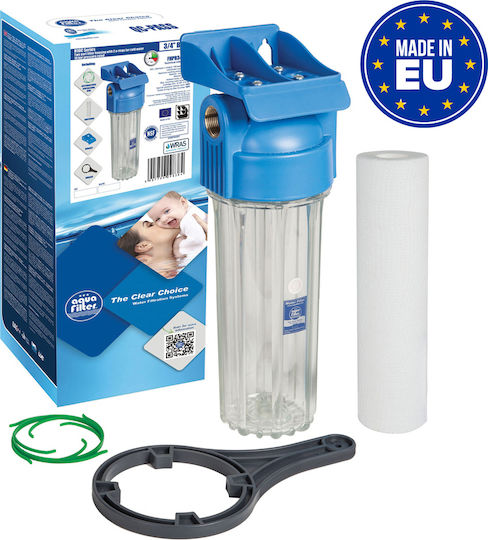 Aqua Filter FHPR1-HP1 Устройство за Филтриране на Вода Единично Централно Снабдяване / Под Мивката Диаметър на Тръбата 1''