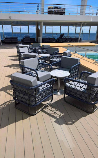 Καρέκλα Marine/P-XL Γκρι 74x92x64εκ. Καρέκλα Marine/P-XL Γκρι 74x92x64εκ.