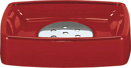Kleine Wolke Easy Tisch Seifenschale Kunststoff Rot