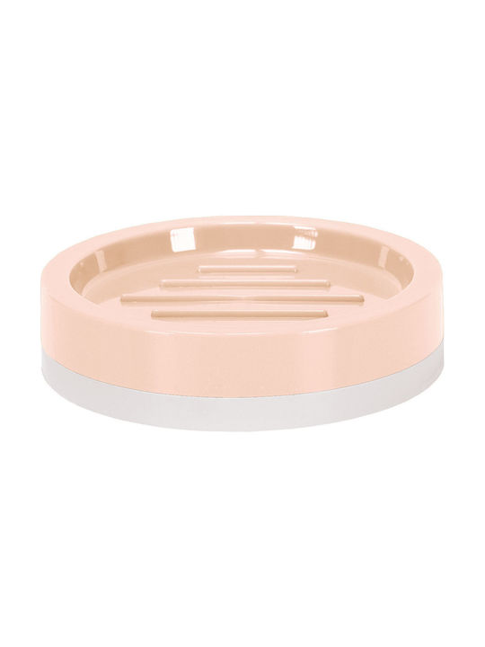 Kleine Wolke Double Plastic Soap Dish Countertop Pink