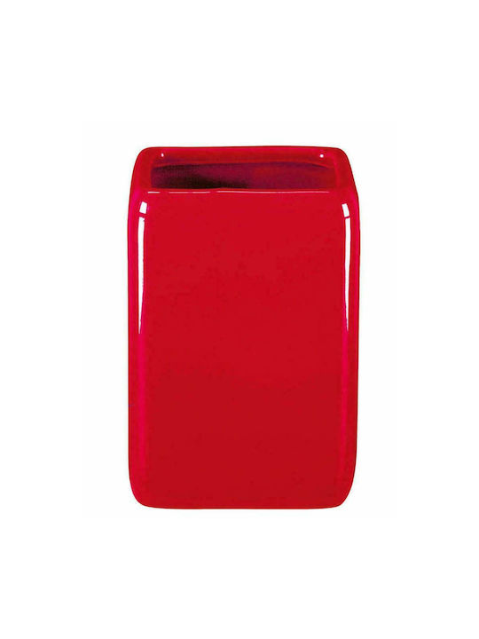 Kleine Wolke Edit Ceramic Cup Holder Countertop Red