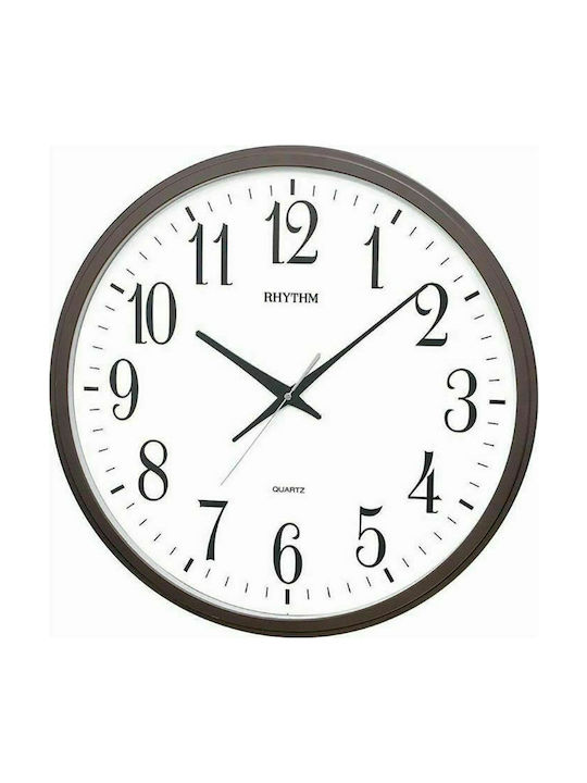 Rhythm Silent Wall Clock Metallic Brown Ø50cm