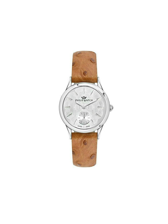 Philip Watch Watch with Brown Leather Strap R8251596504