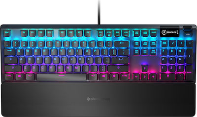SteelSeries Apex 5 Tastatură Mecanică de Gaming cu SteelSeries Hybrid întrerupătoare și iluminare RGB Negru