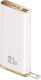 Baseus Starlight Digital Display Power Bank 20000mAh 22.5W mit 2 USB-A Anschlüssen und USB-C Anschluss Schnellaufladung 3.0 Weiß