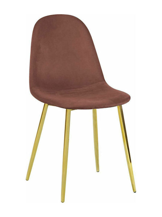 Celina Dining Room Velvet Chair Antique Pink 45x54x85cm 4pcs