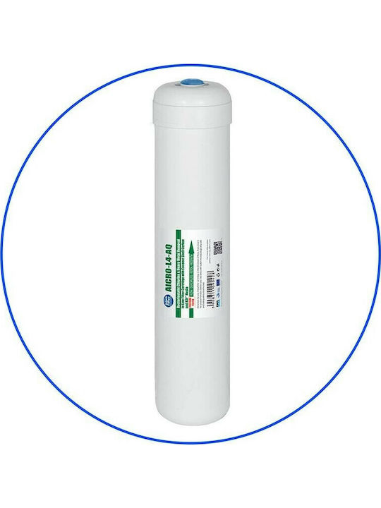 Aqua Filter AICRO-L4 Activated Carbon Internal Replacement Water Filter for AEG / Ariston / Beko / Bosch / Daewoo / Electrolux / General Electric / Haier / Hitachi / LG / Liebherr / Miele / Morris / Neff / Samsung / Siemens / Whirlpool Refrigerator