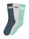 Vans Classic Crew Ανδρικές Κάλτσες Πολύχρωμες 3Pack