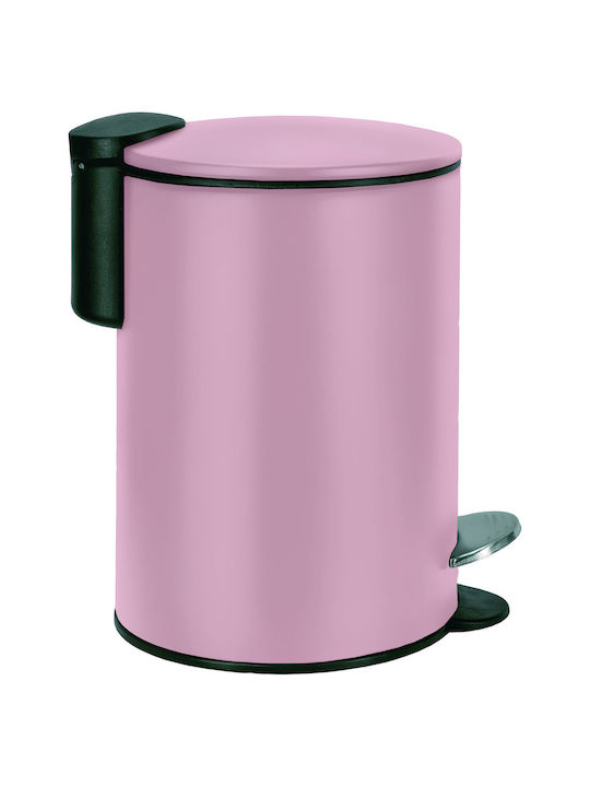 Kleine Wolke Silence Metallic Toilet Bin 3lt Pink