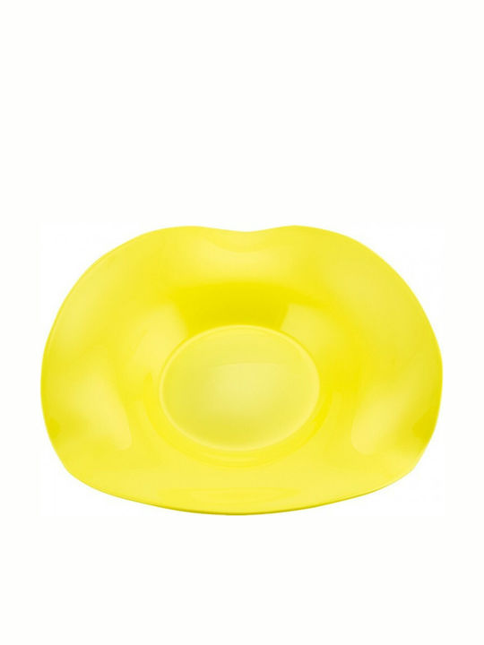 WM Collection Decorative Bowl Yellow 31x31cm