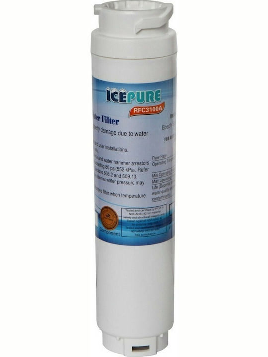 Icepure Εξωτερικό Ανταλλακτικό Φίλτρο Νερού Ψυγείου από Ενεργό Άνθρακα RFC3100A