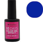 Bioshev Professional 10 Days Color Gel Effect Gloss Βερνίκι Νυχιών Μακράς Διαρκείας Μπλε 029 11ml