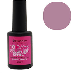Bioshev Professional 10 Days Color Gel Effect Gloss Βερνίκι Νυχιών Μακράς Διαρκείας Λιλά 174 11ml