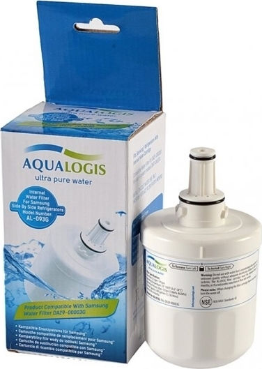 Aqualogis AL-093G Internal Replacement Water Filter for Samsung Refrigerator