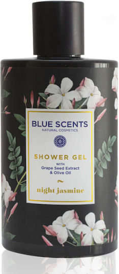 Blue Scents Night Jasmine Αφρόλουτρο σε Gel με Βούτυρο Καριτέ & Άρωμα Γιασεμί 300ml