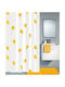 Kleine Wolke Tulipan Shower Curtain 180x200cm Yellow