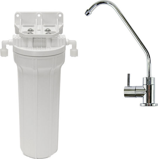 Aqua Water Filtration System Single Under Sink Micron 3/4'' with Faucet 01-2400