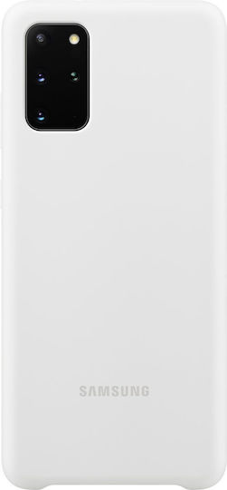 Samsung Silicone Cover Back Cover Silicone White (Galaxy S20+) EF-PG985TWEGEU EF-PG985TWEGWW