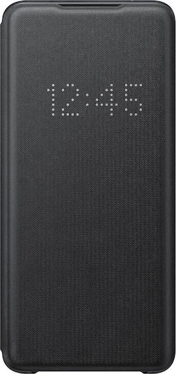 Samsung Led View Cover Книга Изкуствена кожа Черен (Galaxy S20 Ultra)