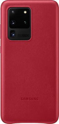 Samsung Leather Cover Κόκκινο (Galaxy S20 Ultra)