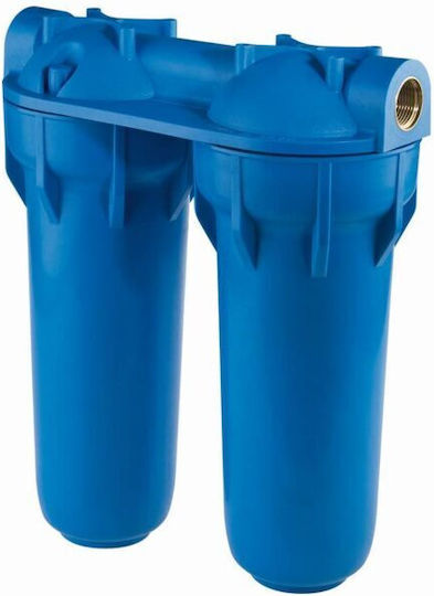 Atlas Filtri Senior Plus Duplex 3P AFO SX AB Устройство за филтриране на вода Централно снабдяване / Под мивката Двоен 3/4''