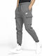 Nike Sportswear Club Cargo Pantaloni de trening cu elastic Fleece - Polar Gri
