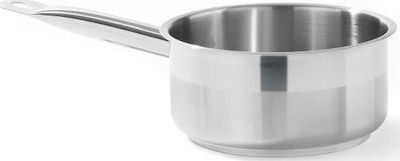 Hendi Stainless Sauce Pan Capacity 2lt with Diameter 18cm and Height 8cm.