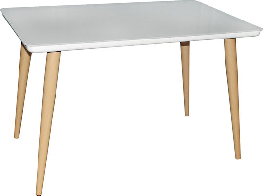 Union Rectangular Dining Room 120x70x75εκ. ΕΜ832,2