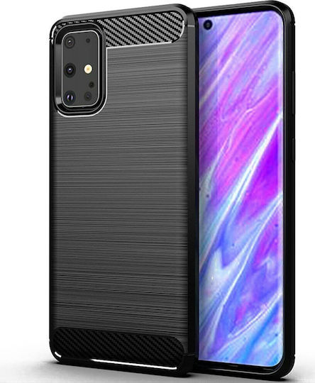 Forcell Rugged Armor Back Cover Σιλικόνης Μαύρο (Galaxy S20)