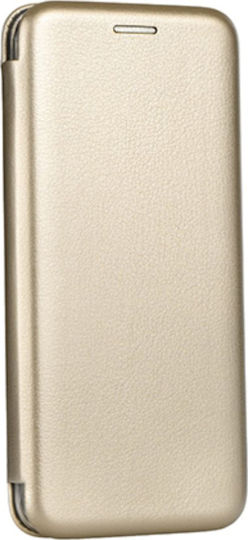 Elegance Buchen Sie Synthetisches Leder Gold (Galaxy S20 Ultra)