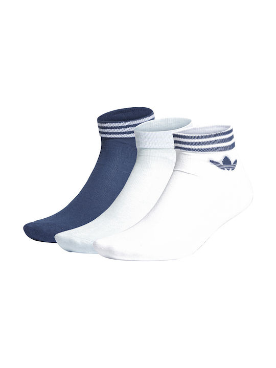 Adidas Trefoil Αθλητικές Κάλτσες Πολύχρωμες 3 Ζεύγη