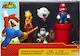 Jakks Pacific Miniature Toy Super Mario Dungeon Diorama Set for 3+ Years