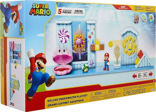 Jakks Pacific Super Mario Deluxe Underwater Playset for 3+ Years (Miscellaneous Designs)