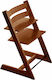 Stokke Tripp Trapp Highchair & Wooden Seat Brown