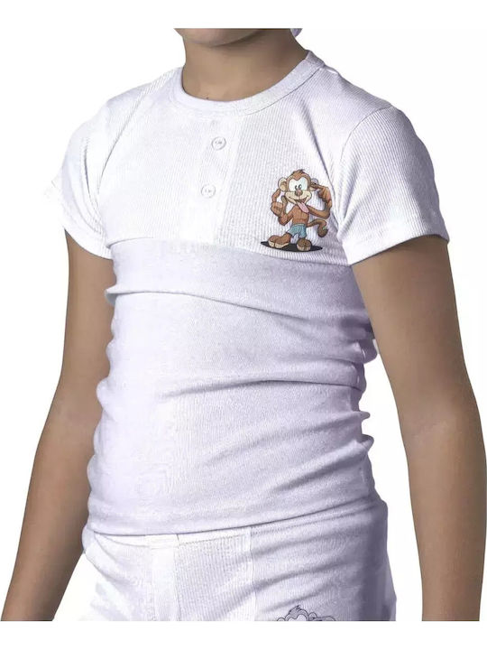 Lord Kids' Undershirt Short-sleeved White