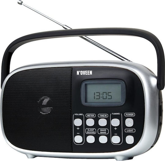 N'Oveen PR850 Portable Radio Electric / Battery Black