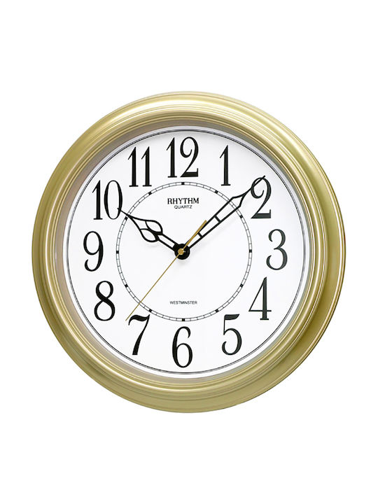 Rhythm Antique Wall Clock Plastic