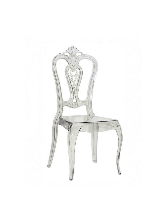 Outdoor-Stuhl Polypropylen Venice Clear 50x48x101εκ.