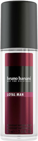 Bruno Banani Loyal Man Deodorant Αποσμητικό σε Spray 75ml
