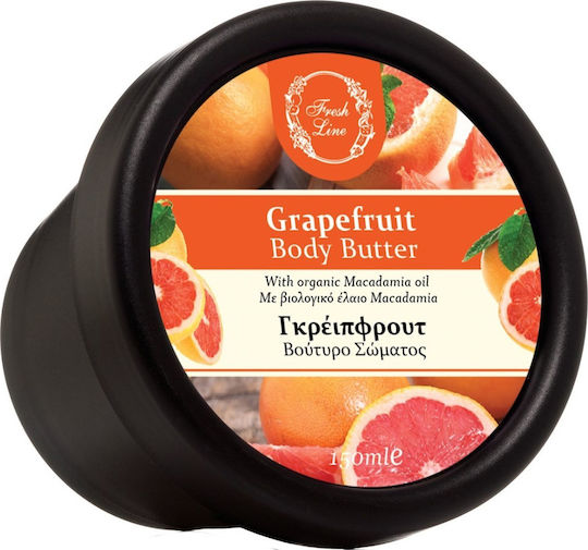 Fresh Line Grapefruit with Organic Macadamia Oil Ενυδατικό Butter Σώματος 150ml