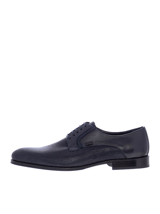Boss Shoes Leder Herrenschuhe Navy