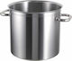 Matfer Excellence Stainless Steel Marmite Capacity 72lt with Diameter 45cm and Height 45cm.