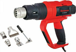 Benman HG 2000W Πιστόλι Θερμού Αέρα 2000W με Ρύθμιση έως 600°C